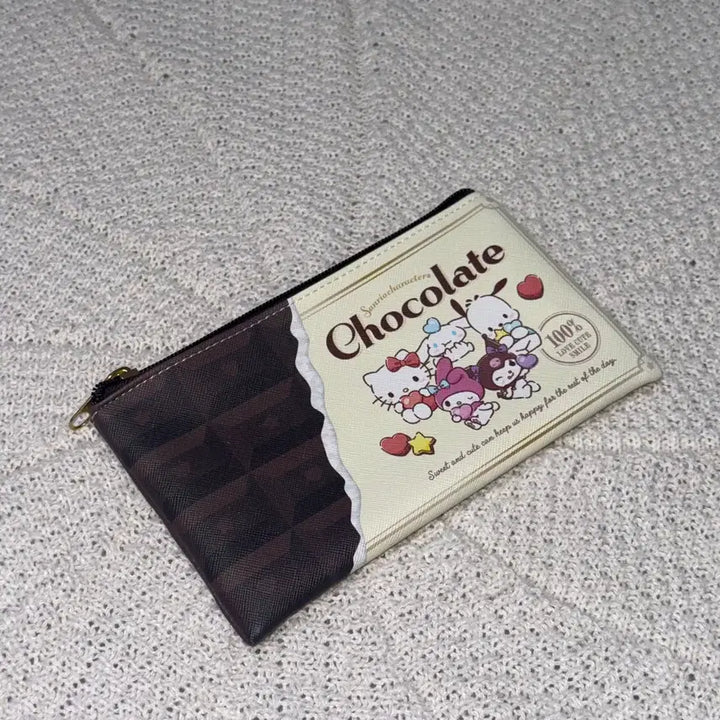 [BUNJANG] Sanrio Characters Chocolate Flat Pouch - Secret Version / 산리오캐릭터즈 초콜릿 플랫 파우치 - 시크릿