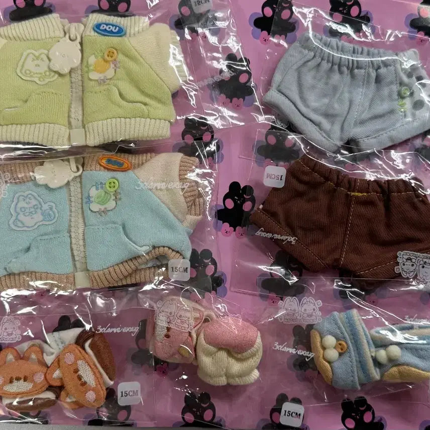 [BUNJANG] 15cm Doll Clothing Set / 인형 옷 세트 15cm