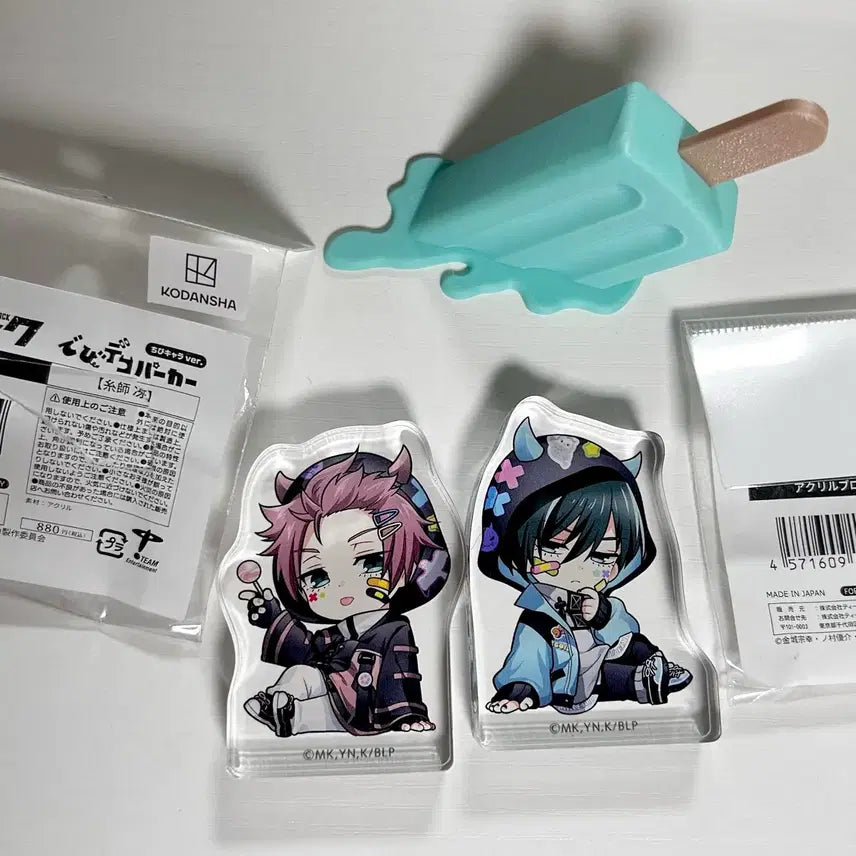 [BUNJANG] Blue Lock Issei Rin Sae Devil Deco Hoodie Series Acrylic Block Corotto / 블루록 이토시 린 사에 데빌 데코 후드티 시리즈 아크릴 블럭 코롯토