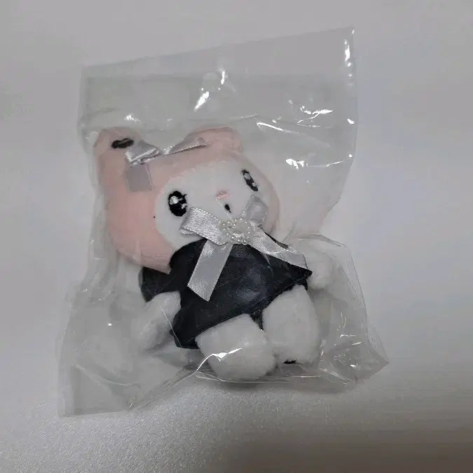 [BUNJANG] My Melody Black Heart Plush Doll / 마이멜로디 인형 블랙하트