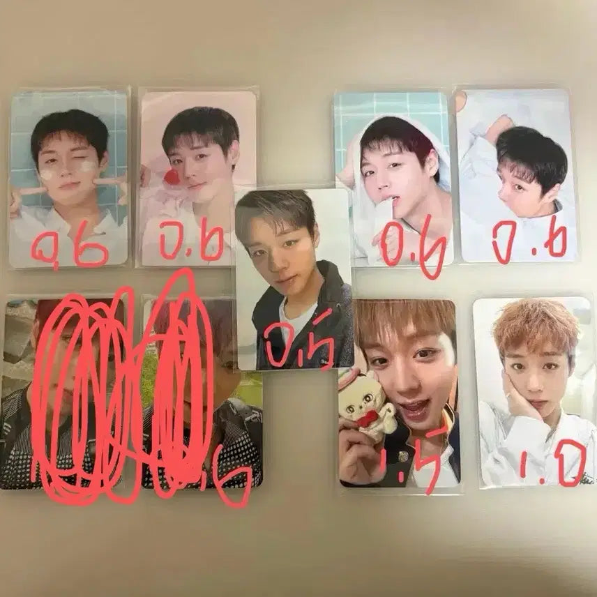 [BUNJANG] Park Ji Hoon Photocard Bundle Set / 박지훈 포카9종 일괄판매
