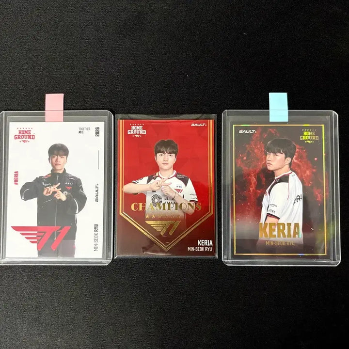 [BUNJANG] T1 Faker Trading Cards 3 Types (Including Champions) / 볼트 트레이딩 카드 T1 케리아 카드 3종, 챔피언스 포함, keria