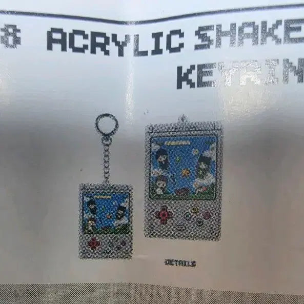 [BUNJANG] GD Pop-up Acrylic Shaker Keyring / gd 팝업 아크릴 쉐이커 키링