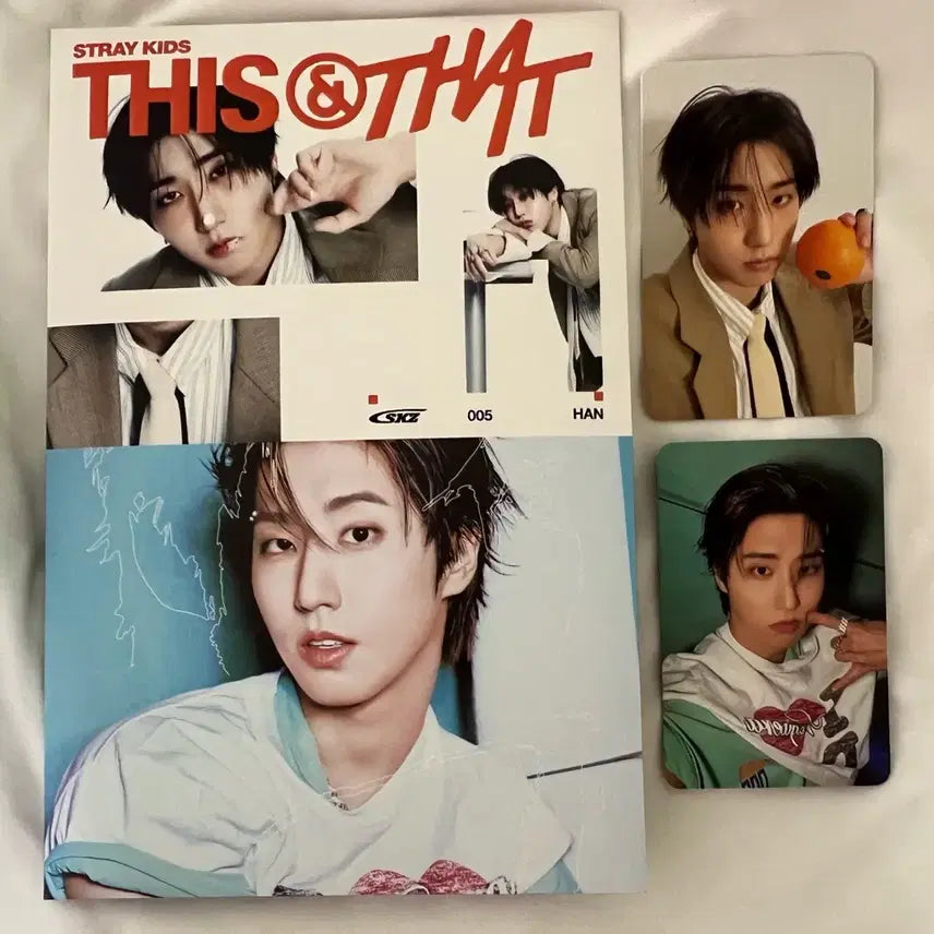[BUNJANG] Stray Kids Han This&amp;That Album Photocard Bundle Set / 스트레이키즈 한 세트This&amp;That 디스앤댓 앨범 &amp;ver 예판포카