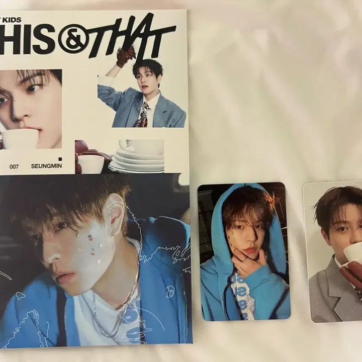 [BUNJANG] Stray Kids Seungmin THIS&amp;THAT Album POB Photocard (Unsealed) / 스트레이키즈 승민 THIS&amp;THAT 앨범 예판 포토카드