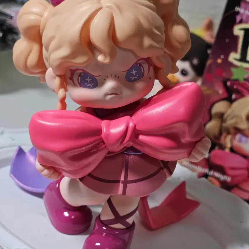 [BUNJANG] Dora Pink Ribbon Figure / Dora 인형 핑크 리본 도라피규어