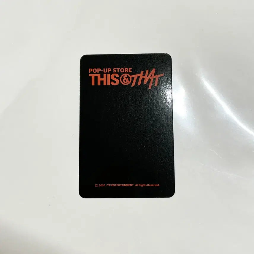 [BUNJANG] Stray Kids Lee Know Dystopian World 1st Week Lucky Draw Photocard / 스키즈 리노 디스앤댓 팝업 1주차 3만원 특전 포카