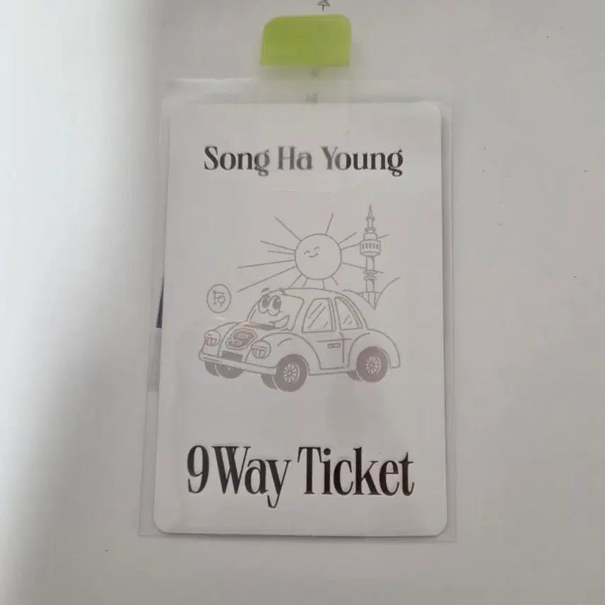[BUNJANG] Song Hayoung 9 Way Ticket to Seoul Ver Photocard / 송하영 9 Way Ticket to Seoul ver
