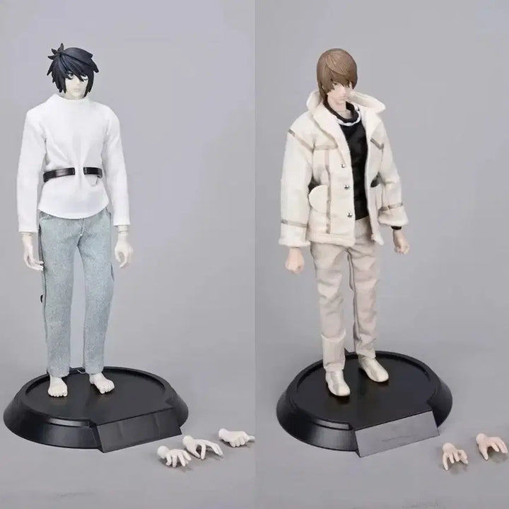 [BUNJANG] Death Note L &amp; Light Yagami 1/6 Scale Action Figure / 데스노트 엘 야가미 라이토 1/6 액션 피규어 가동형 인형