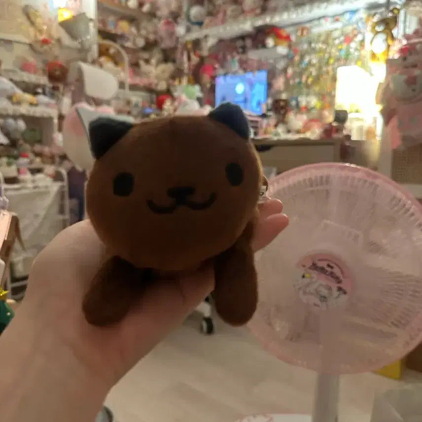 [BUNJANG] Japanese Vintage Choco Cat Plush / 초코 고양이 인형 일본 고전