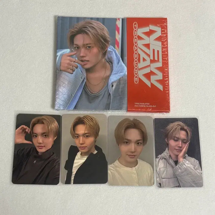 [BUNJANG] TREASURE Doyoung Bundle Set - Stamp Tour POB Photocards &amp; Low Album (Sealed) / [도영 일괄세트] 트레저 미개봉 김도영 스탬프 특전 스포티 로우 포카 앨범