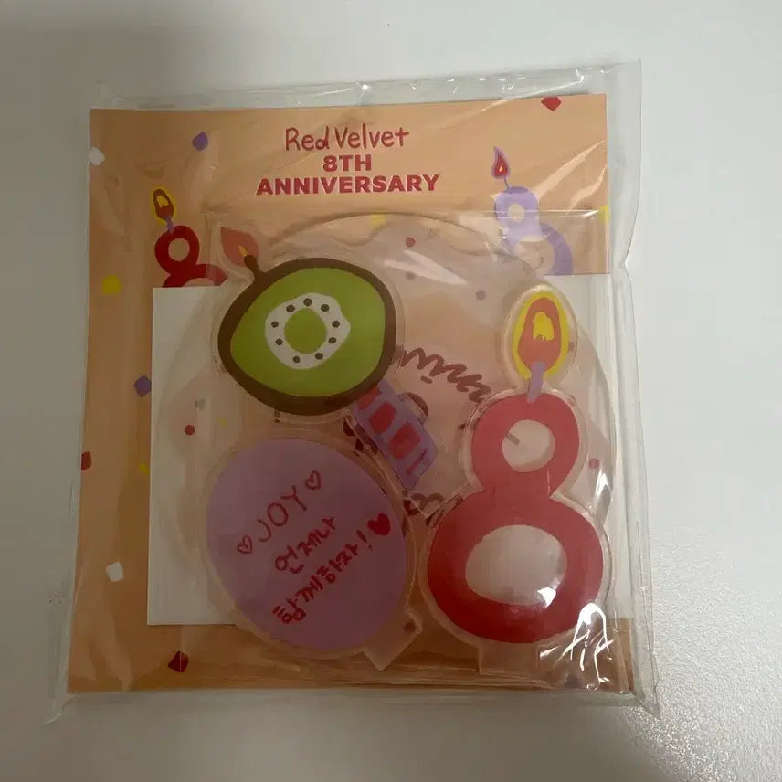 [BUNJANG] Red Velvet 8th Anniversary Joy Acrylic Stand &amp; AR Voice / 레드벨벳 8주년 조이 아크릴스탠드&amp;ar 보이스