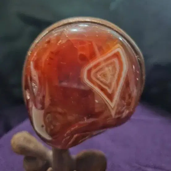 [BUNJANG] Agate Type Pattern Stone (Set of 2) / 마노계 문양수석 2점