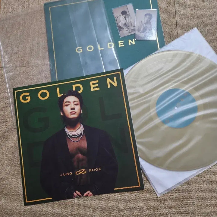 [BUNJANG] BTS Jungkook Golden LP Photocard Set / 방탄 정국 골든 LP 급처분 합니다