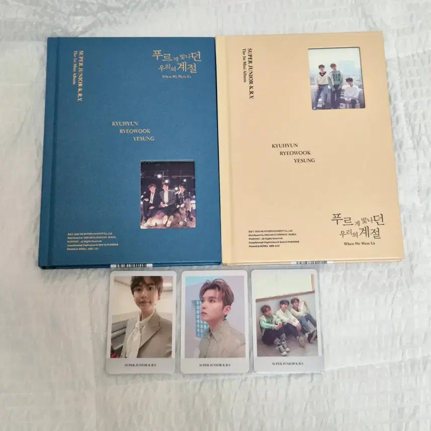 [BUNJANG] Super Junior KRY Proven With The Light Photocard Kyuhyun Ryeowook / 슈퍼주니어 kry 푸빛계 앨범 규현 려욱 포카