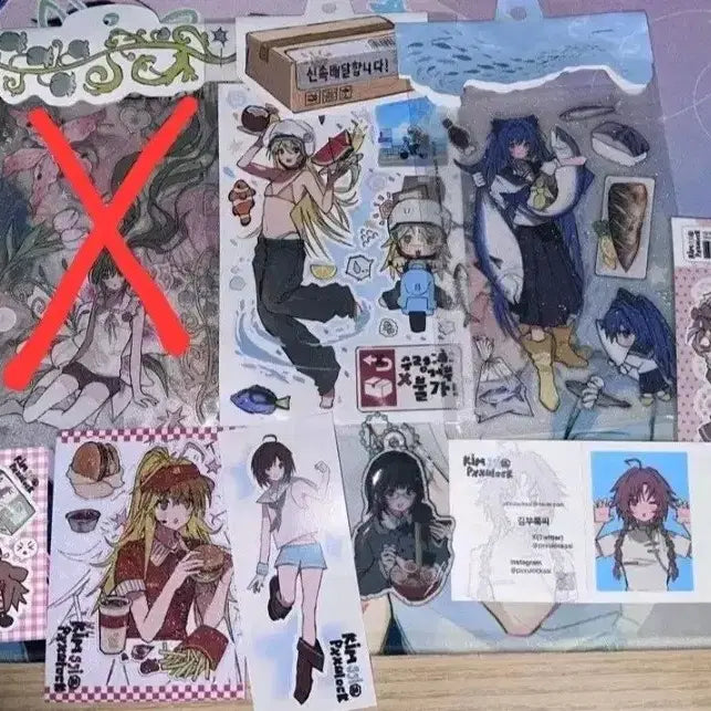 [BUNJANG] Kimbu Rok Sticker Goods Bundle Set / 김부록씨 스티커 굿즈 일괄 (개별판매x)