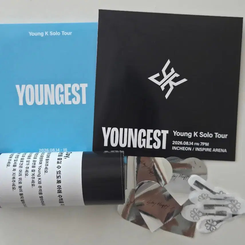 [BUNJANG] Young K First Concert Entry Gift Madezone Confetti Slogan / 영케이 첫콘 입장 기프트 마데존 컨페티 슬로건