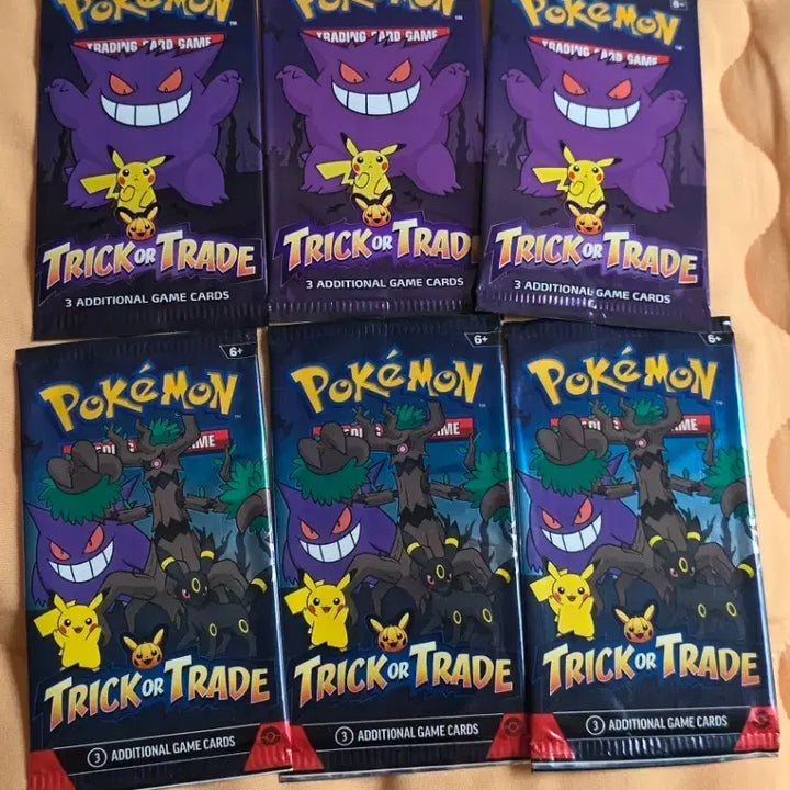[BUNJANG] Pokemon TCG Trick or Trade Halloween Edition Card Packs (6-Pack Bundle) / 포켓몬스터 카드 팩 6개