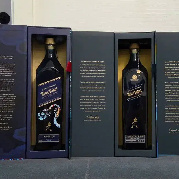 [BUNJANG] Johnnie Walker Blue Label Limited Edition Set of 3 Empty Bottles / 조니워커 블루 라벨 리미티드 에디션 3종 위스키 공병