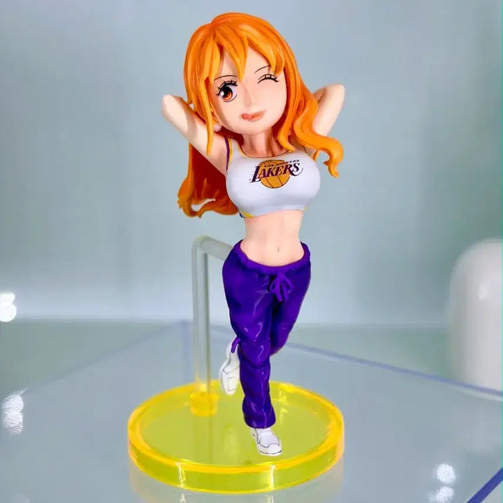 [BUNJANG] One Piece Resin World Collectable YZ Studio Nami Cheerleader Figure / 원피스 레진 월콜 Yz 스튜디오 나미 NBA 레이커스 치어리더