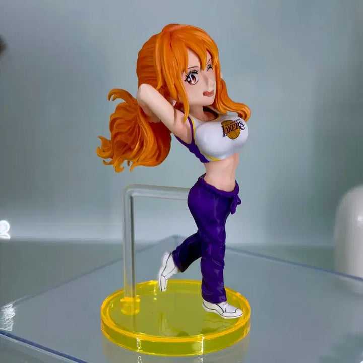 [BUNJANG] One Piece Resin World Collectable YZ Studio Nami Cheerleader Figure / 원피스 레진 월콜 Yz 스튜디오 나미 NBA 레이커스 치어리더