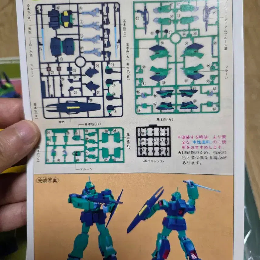 [BUNJANG] Bandai 1/144 Mobile Suit Zeta Gundam Nemo Old Kit / 고전프라 반다이 1/144 기동전사 Z건담 네모 구판