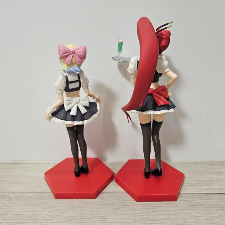[BUNJANG] Gurren Lagann Nia &amp; Yoko Maid Figure Bundle Set / 그렌라간 니아 요코 메이드 피규어 일괄