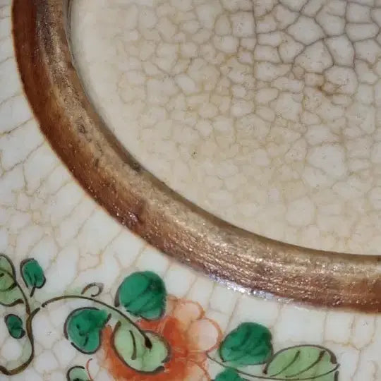 [BUNJANG] Gaudard Vase Flower Pattern Vase / 고도자 화훼문 (호)높이19 지름19센치 중국도자기 고도자 오래된 골통품