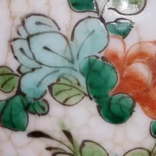 [BUNJANG] Gaudard Vase Flower Pattern Vase / 고도자 화훼문 (호)높이19 지름19센치 중국도자기 고도자 오래된 골통품
