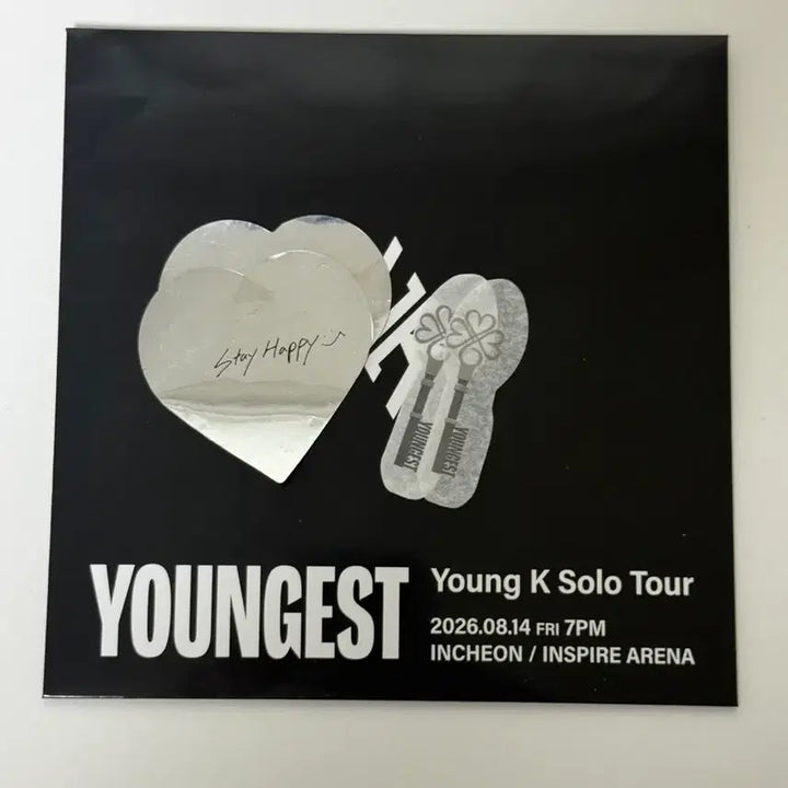 [BUNJANG] Young K Solo Concert Entry Gift / 영케이 솔로콘서트 입장 기프트