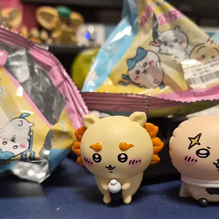 [BUNJANG] Chiikawa Q Version Mini Figure Set (Racco, Shisa) / 치이카와 Q버전 미니 피규어 랏코,시사 2개 일괄판매