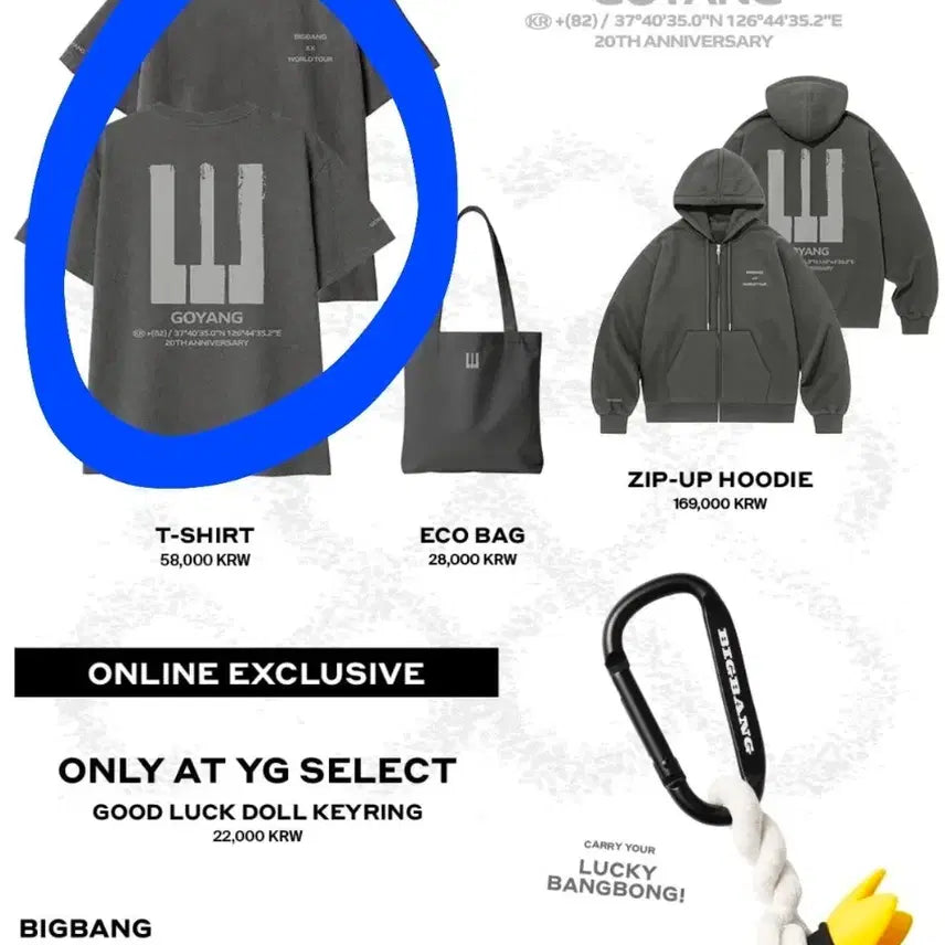 [BUNJANG] Bigbang Cat Edition T-Shirt Large / 빅뱅 고양에디션 반팔티 L사이즈 판매합니다