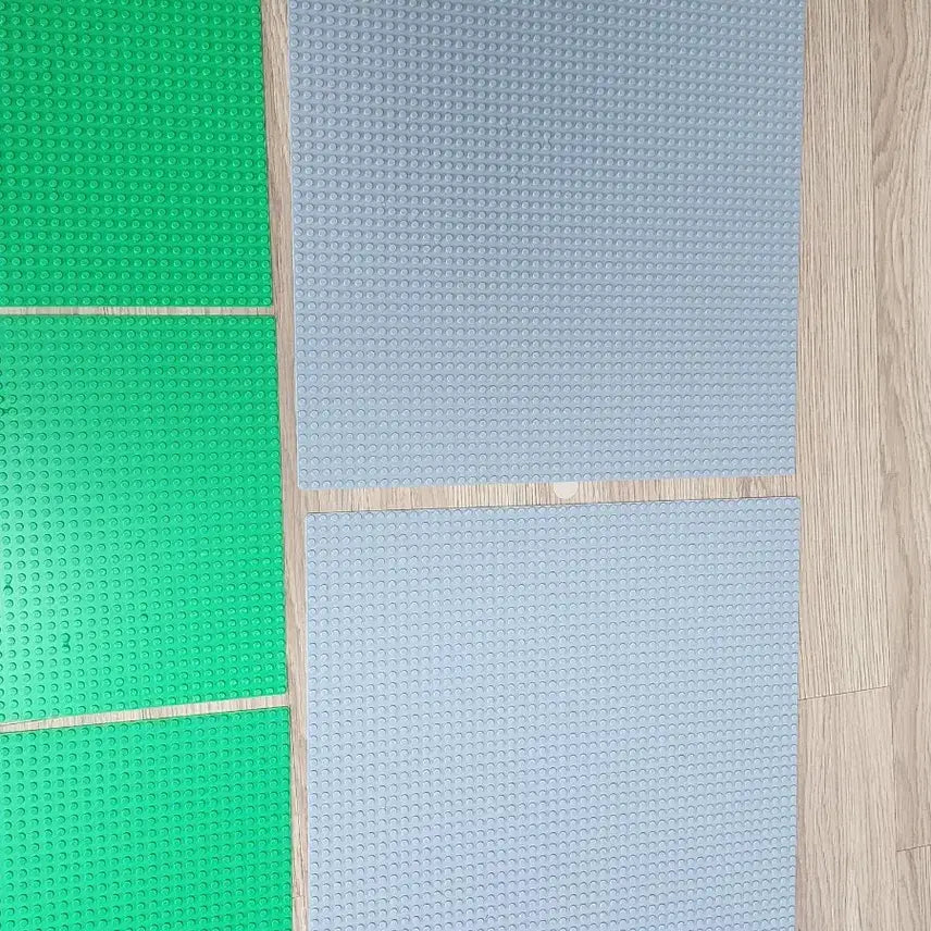 [BUNJANG] LEGO Plates Green/Gray/White Set / 레고 플레이트 그린/그레이/화이트 세트