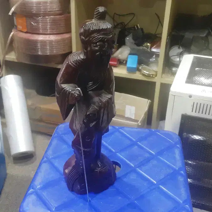 [BUNJANG] 1940s Japanese Wooden Sculpture of an Elder / 1940 일본 노인 목상
