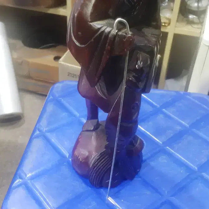 [BUNJANG] 1940s Japanese Wooden Sculpture of an Elder / 1940 일본 노인 목상