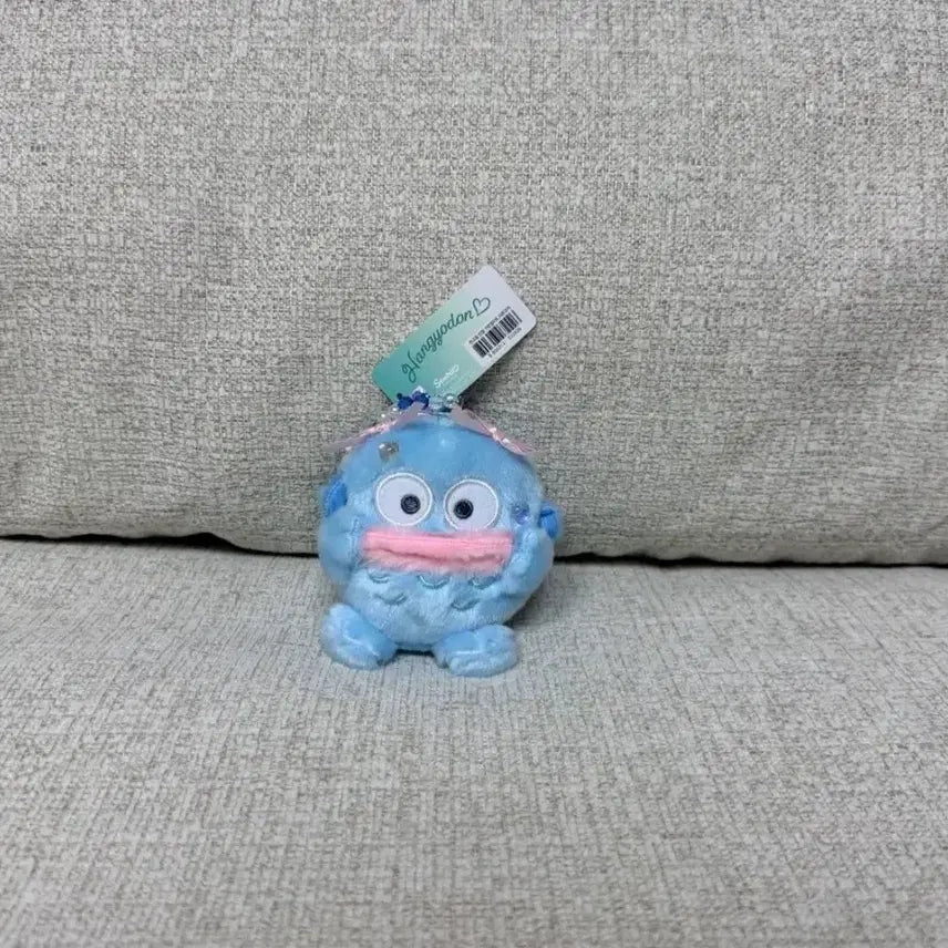 [BUNJANG] Sanrio Hangyodon Ribbon Core Keyring Plush Doll / 정품 산리오 한교동 리본 코어 키링 인형