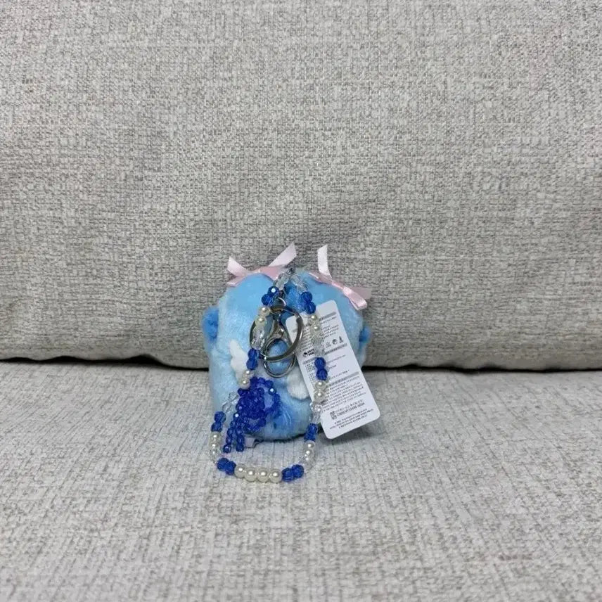[BUNJANG] Sanrio Hangyodon Ribbon Core Keyring Plush Doll / 정품 산리오 한교동 리본 코어 키링 인형