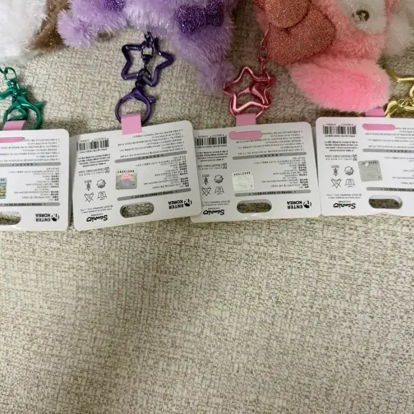 [BUNJANG] Sanrio Pochacco, Kuromi, My Melody, Pompompurin Sparkling Pastel Keychain Doll / 정품 산리오 포차코 쿠로미 마이멜로디 폼폼푸린 반짝 파스텔 키링 인형