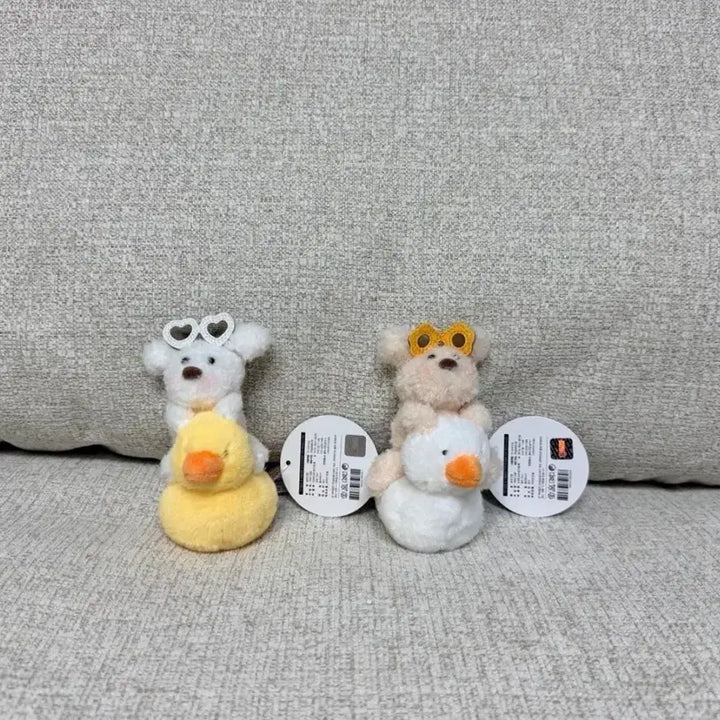 [BUNJANG] Genuine Duck Boat "Sweet Scent Friends" Chapssal Yulmu 10cm Keyring Plush Doll / 정품 오리배 꼬순내 친구들 찹쌀 율무 10cm 키링 인형