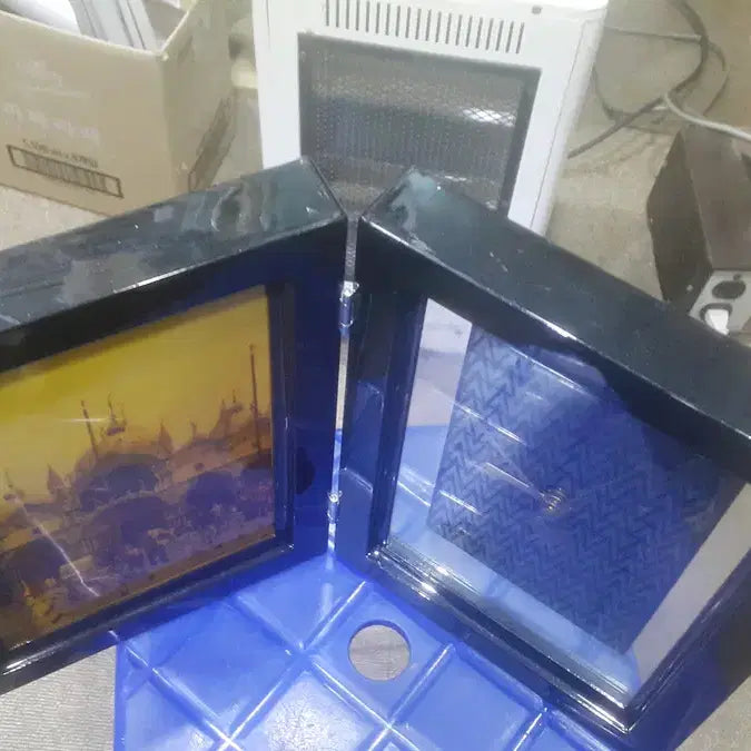 [BUNJANG] Mario Valentino Framed Desk Clock / 일본 마리오 발렌티노 액자형 탁상 시계