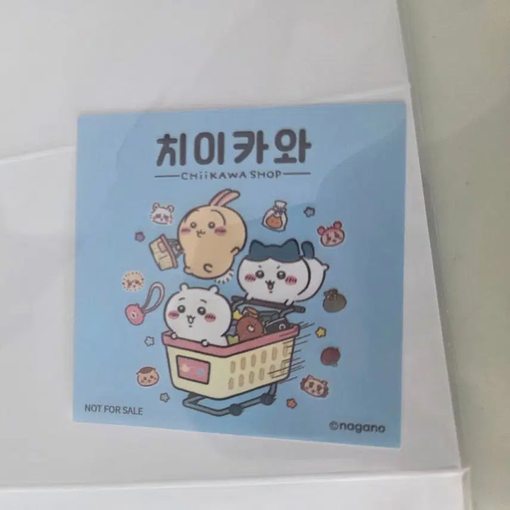 [BUNJANG] Chiikawa Chewyu Korean Market Limited Folding Screen Special Edition + Korean Sticker / 치이카와 먼작귀 용산 마켓 한정 병풍 특전 + 한국 스티커