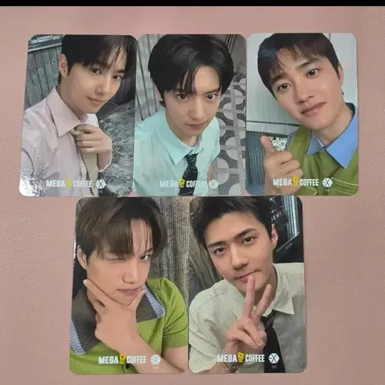 [BUNJANG] EXO Mega Photocard Set Bundle Set (5 Types) / 엑소 메가 포토카드 세트 일괄 5종 양도