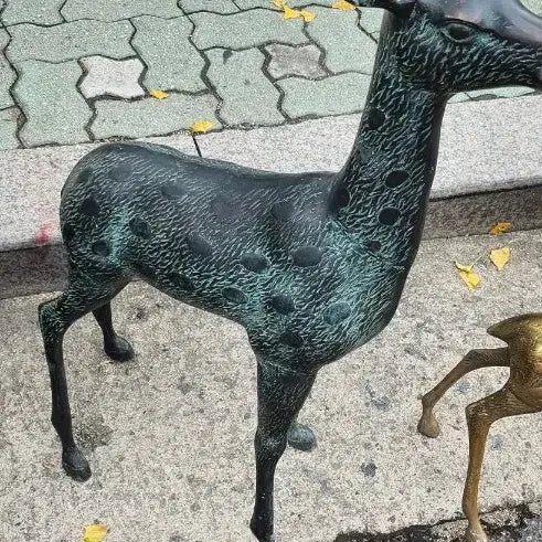 [BUNJANG] Bronze Deer Sculpture / 청동 사슴