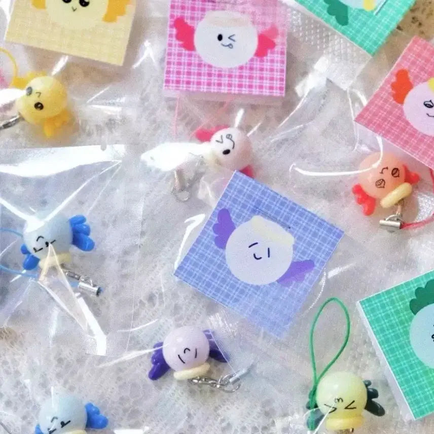 [BUNJANG] NCT WISH Login Mascot Keyring Ushi Sion Bundle Set / 엔시티위시 로그인 마스코트 키링 비공굿 유우시 시온 원가이하 일괄 양도