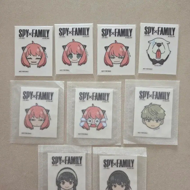 [BUNJANG] Meggobon Spy x Family Sticker Set / 머거본 스파이패밀리 띠부띠부씰