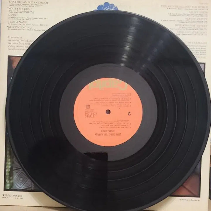 [BUNJANG] Helen Reddy Love Song for Jeffrey Imported LP / Helen Reddy 수입 LP