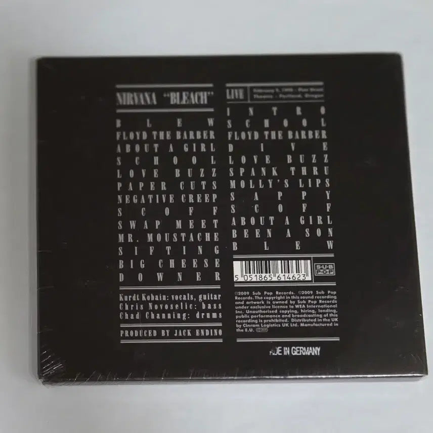 [BUNJANG] Nirvana Bleach Deluxe Album CD / 미개봉 너바나 Bleach 디럭스 앨범 시디 CD 커트 코베인
