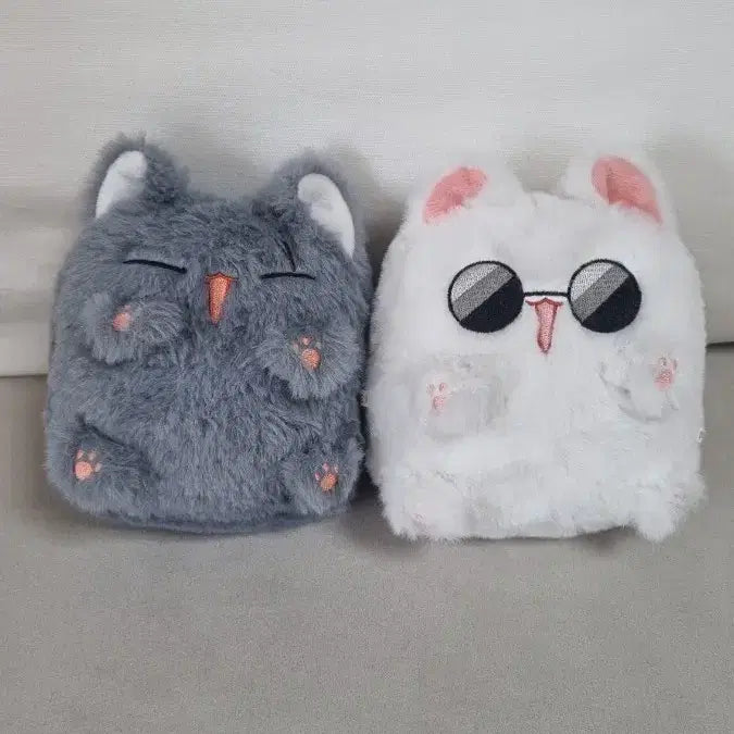 [BUNJANG] Jujutsu Kaisen Gojo Cat &amp; Geto Cat Plush Set / 주술회전 고죠냥이 게토냥이 팔아요.