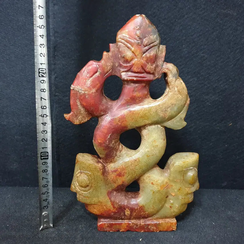 [BUNJANG] Hongshan Jade Wares - Three Deities Taishang / (수원만물)출토 고급 고옥재질의 홍산옥기 삼성태상