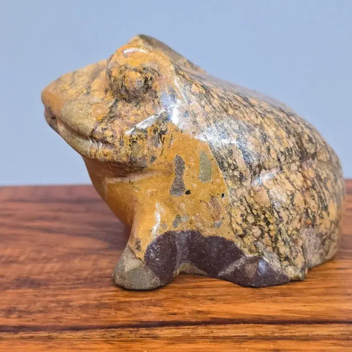 [BUNJANG] Seven Treasures Stone Lucky Toad Mineral Stone / 26081506 좋은 기운을 내뿜는 칠보석 복두꺼비 광물 수석 팝니다